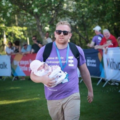 The McDonald Family raised £1500 in the Aberdeen Kiltwalk