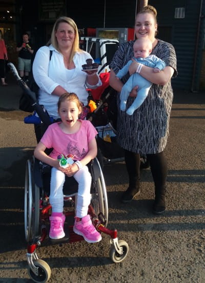 SBH Scotland family at Blair Drummond