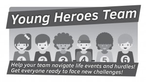 Young Heroes Team Boardgame logo
