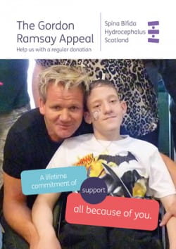 Gordon Ramsay appeal leaflet